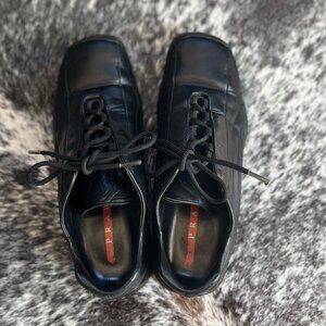 Pradea Leather Lace Ups | Size 38 IT